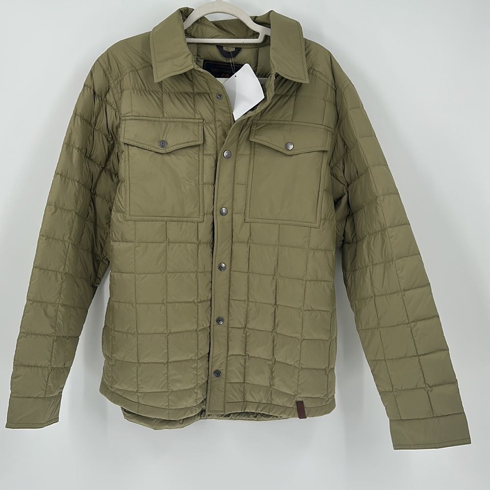 Obermeyer Olive Green Lightweight Shirt Jacket